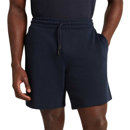 Navy - Side - Ted Baker Mens Woven Brand Shorts