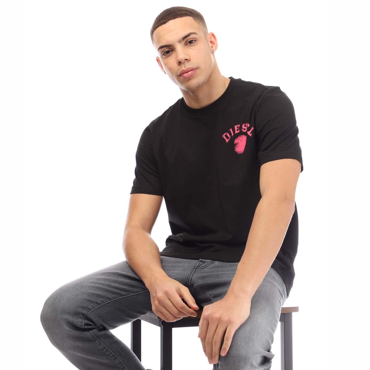 Black - Lifestyle - Diesel Mens T-Just 10-4 T-Shirt