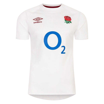White - Front - England Rugby Mens 2024 Six Nations Home Shirt