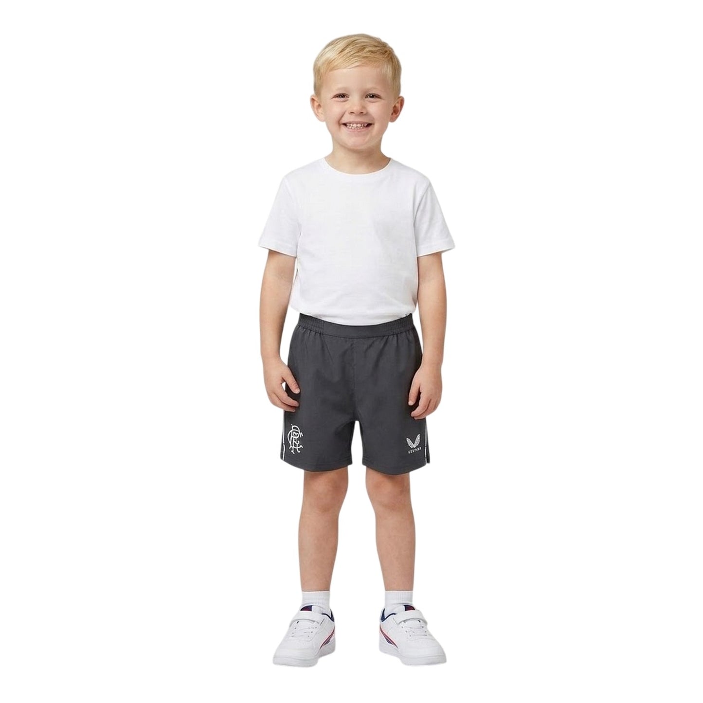 Iron Gate - Side - Castore Childrens-Kids Rangers FC Athletic Shorts