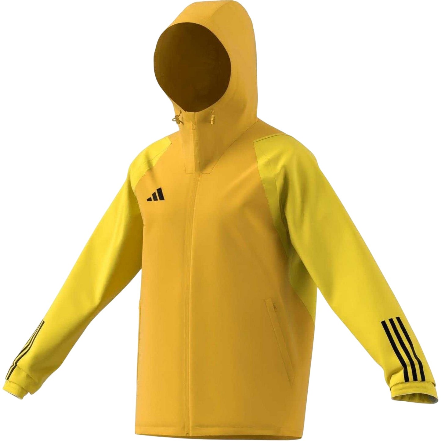 Gold-Yellow - Side - Adidas Mens Tiro 23 Competition All Weather Jacket