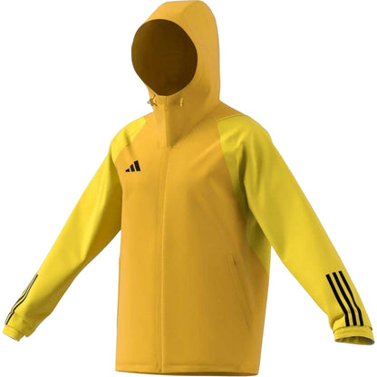 Gold-Yellow - Side - Adidas Mens Tiro 23 Competition All Weather Jacket