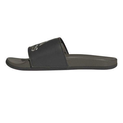 Shadow - Back - Adidas Childrens-Kids Adilette Comfort Camo Logo Cushioned Slides