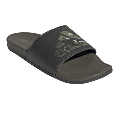 Shadow - Side - Adidas Childrens-Kids Adilette Comfort Camo Logo Cushioned Slides