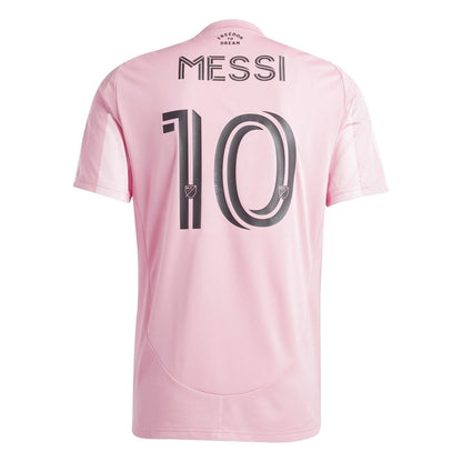 Pink - Back - Inter Miami CF Mens Messi 2025-26 Home Shirt