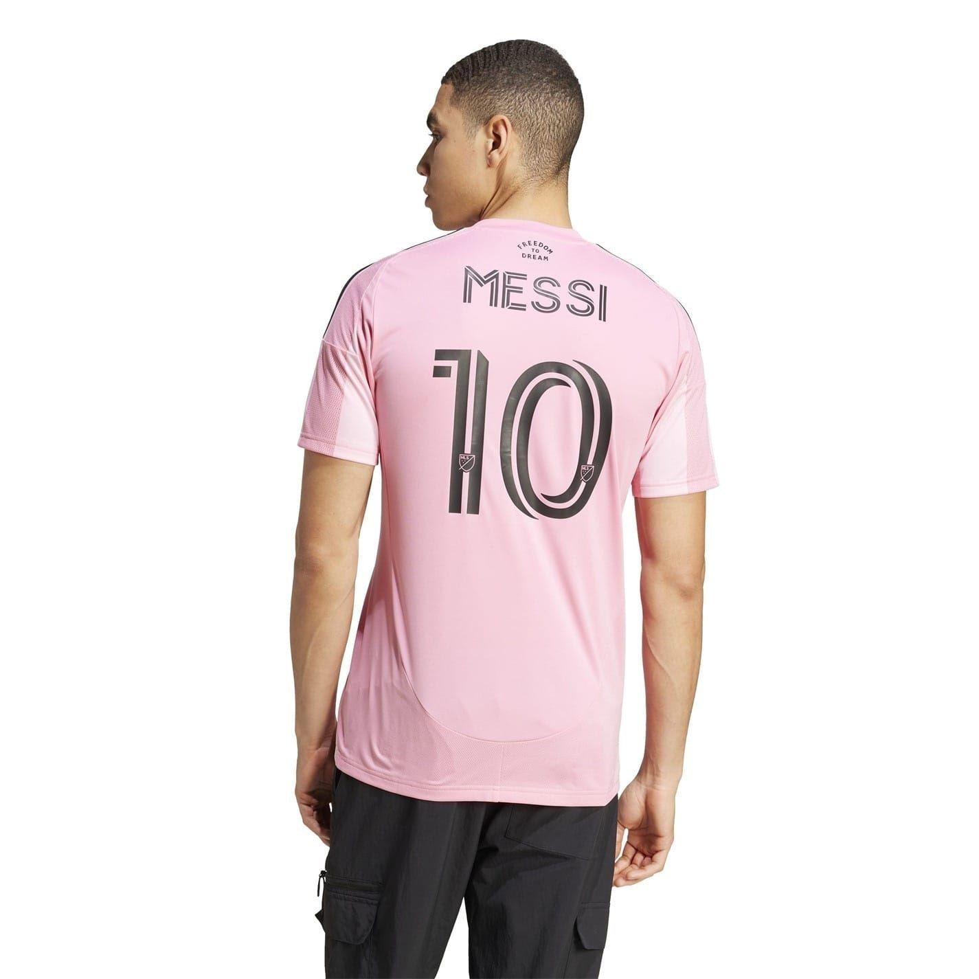 Pink - Side - Inter Miami CF Mens Messi 2025-26 Home Shirt
