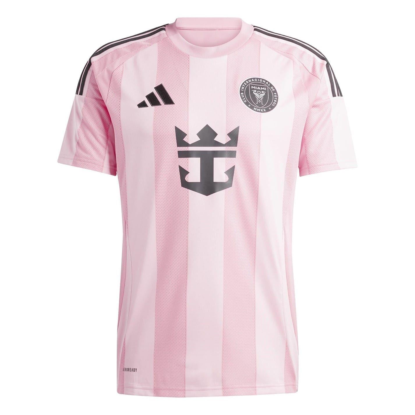 Pink - Front - Inter Miami CF Mens Messi 2025-26 Home Shirt