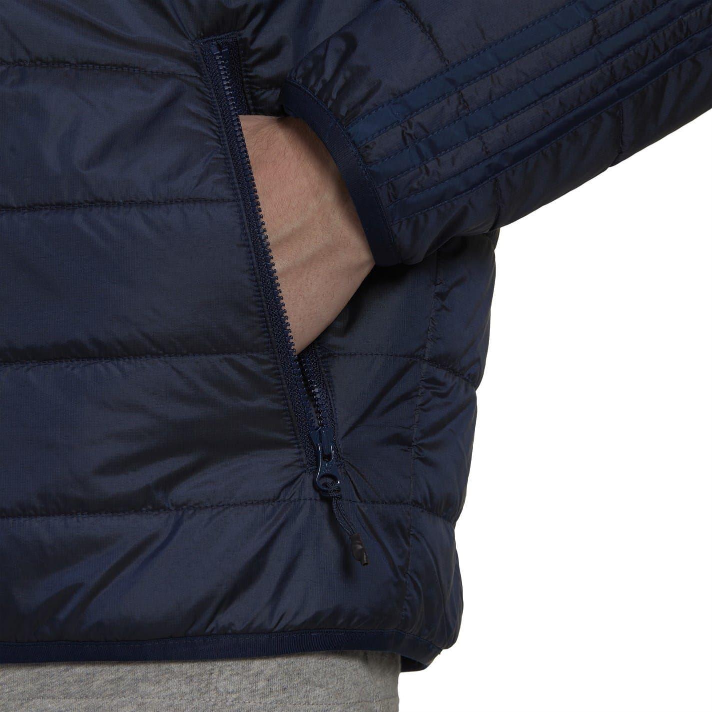 Night Indigo - Side - Adidas Mens Originals Regular Hooded Jacket