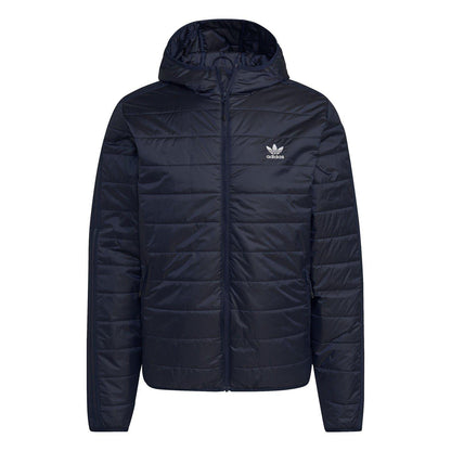 Night Indigo - Front - Adidas Mens Originals Regular Hooded Jacket
