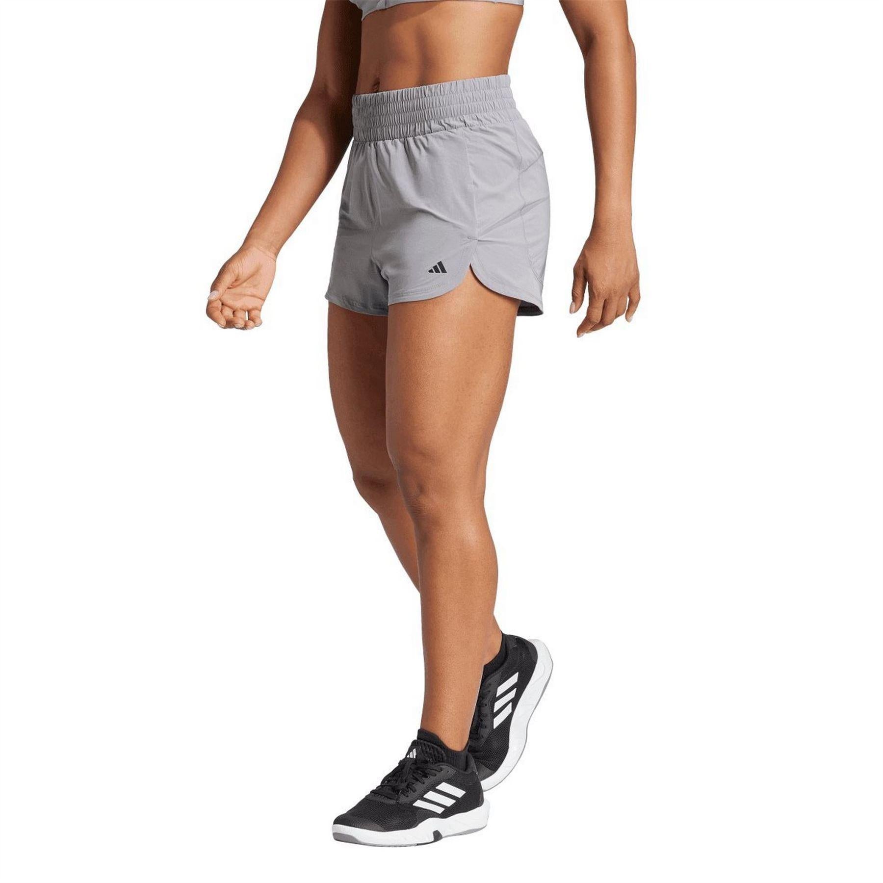 Grey - Lifestyle - Adidas Womens-Ladies Lux Shorts