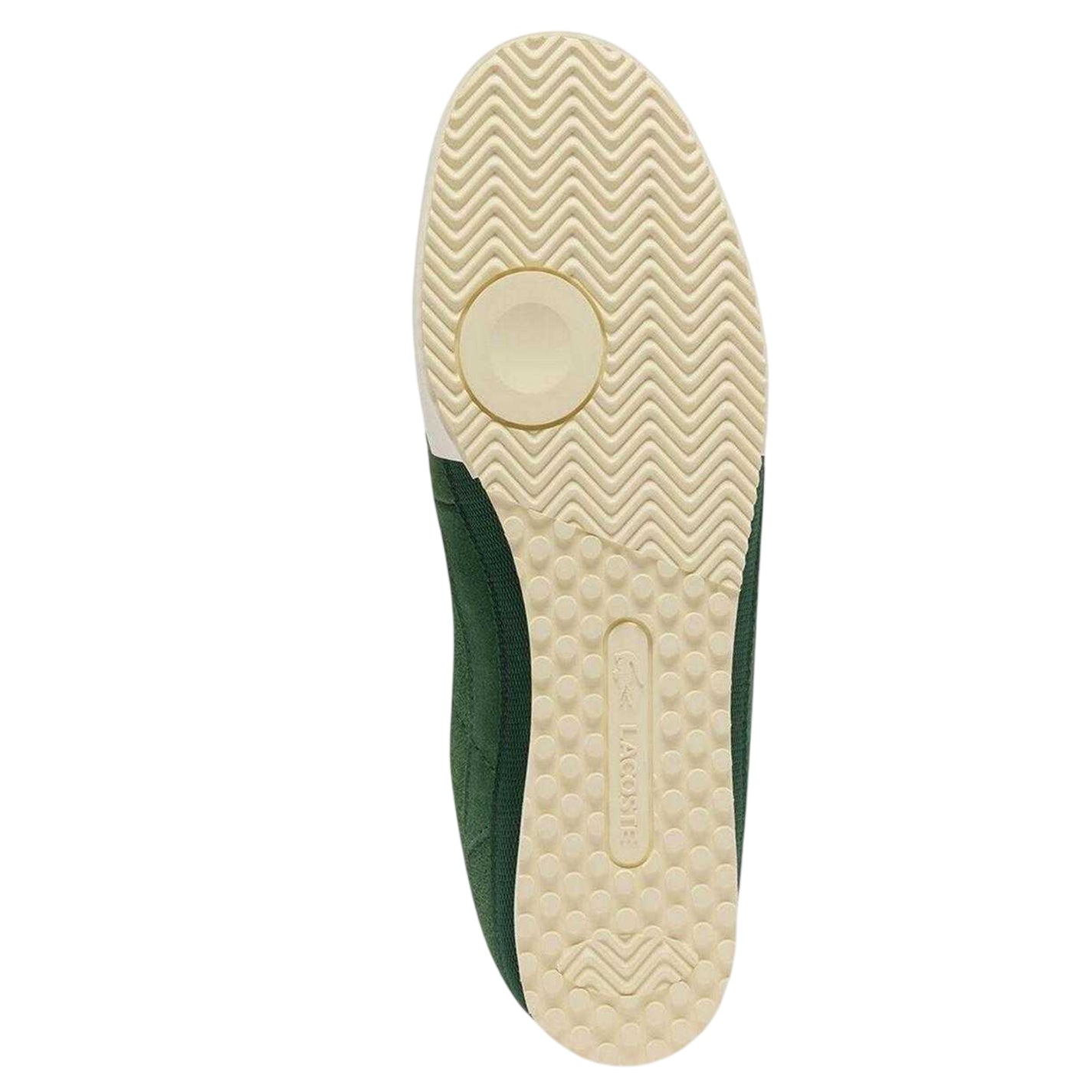 Green-White - Side - Lacoste Mens Aura Retro Leather Trainers