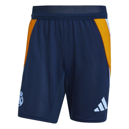Navy-Vibrant Orange-Blue - Front - Adidas Mens Tiro 24 Real Madrid CF Shorts