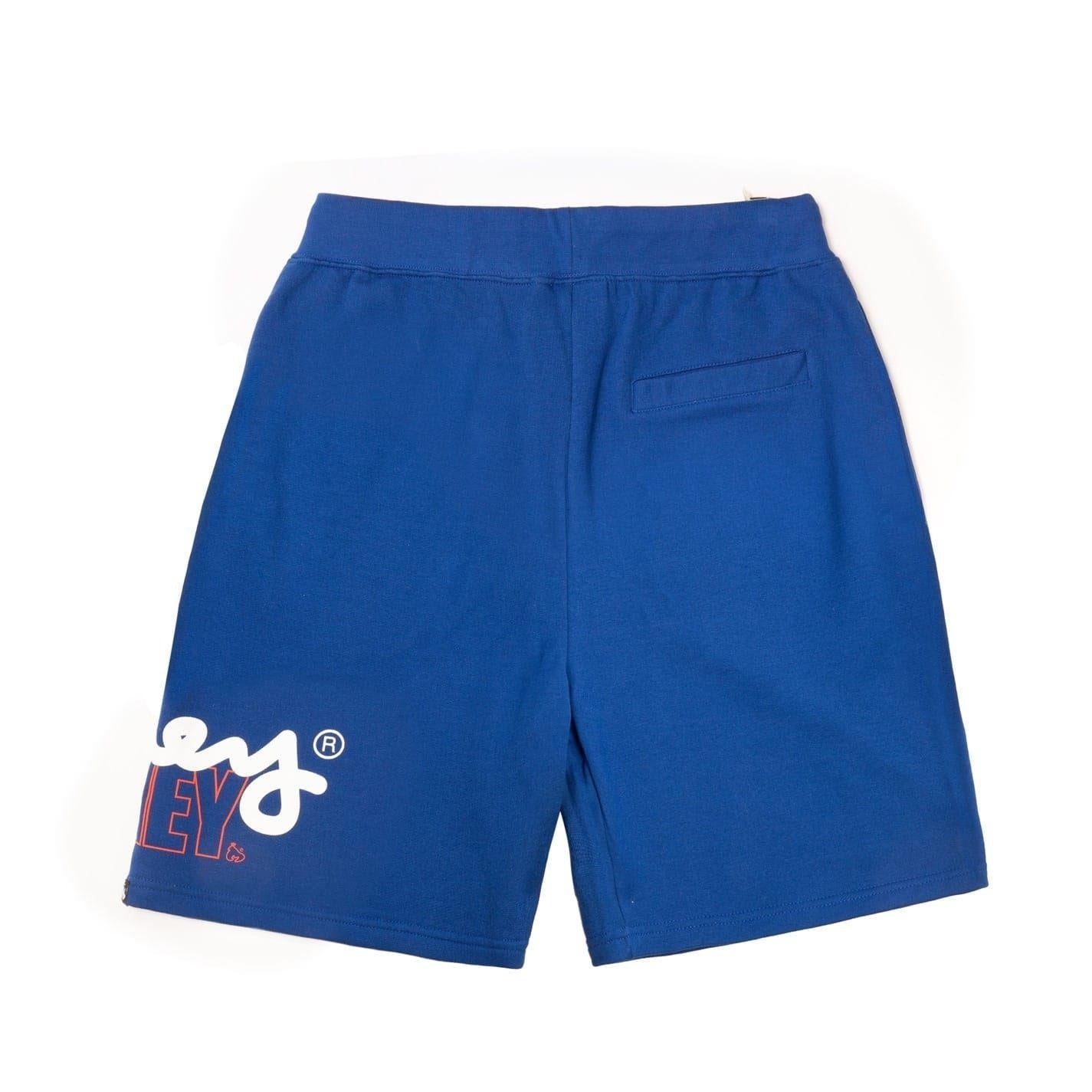 Royal Blue - Back - Money Mens Stencil Sweat Shorts