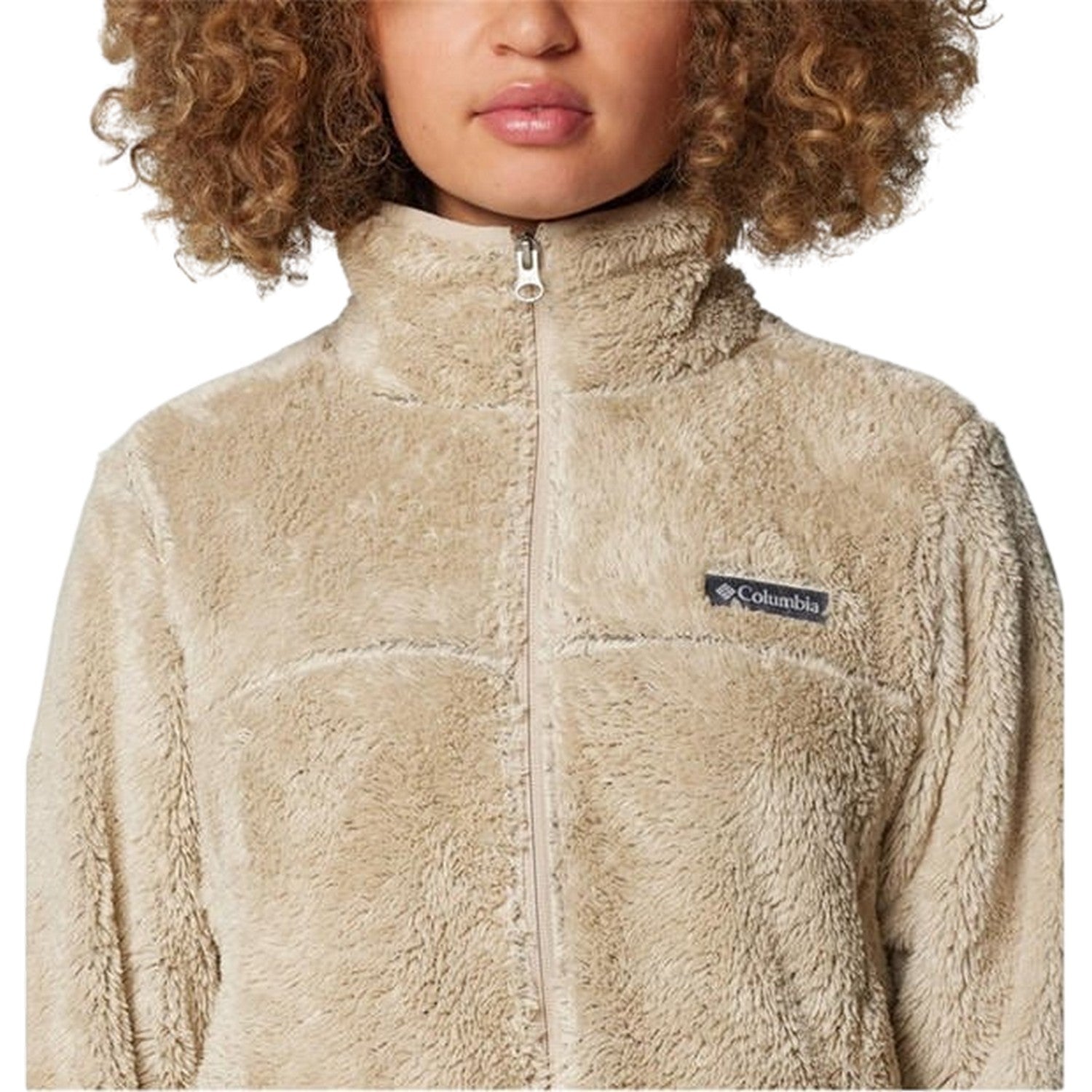 Brown - Side - Columbia Womens-Ladies Cloudy Day Fleece Jacket