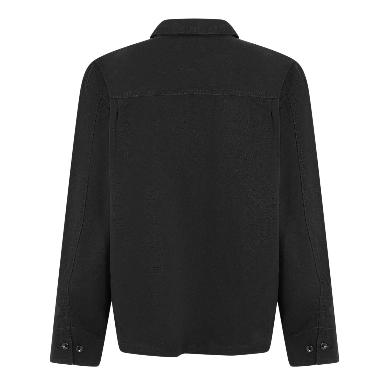 Black - Back - Vans Mens London City Cotton Blend Chest Pocket Regular Field Jacket