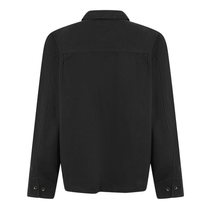 Black - Back - Vans Mens London City Cotton Blend Chest Pocket Regular Field Jacket