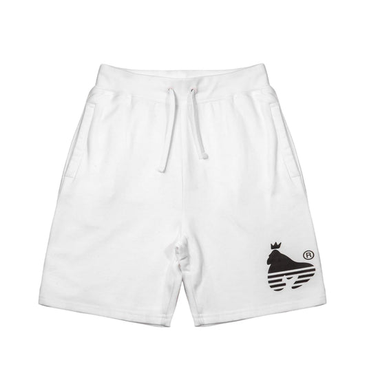 White - Front - Money Mens Cotton Sport Sweat Shorts