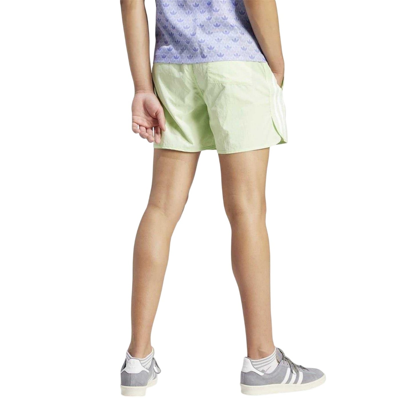 Green - Back - Adidas Mens Sprinter Shorts