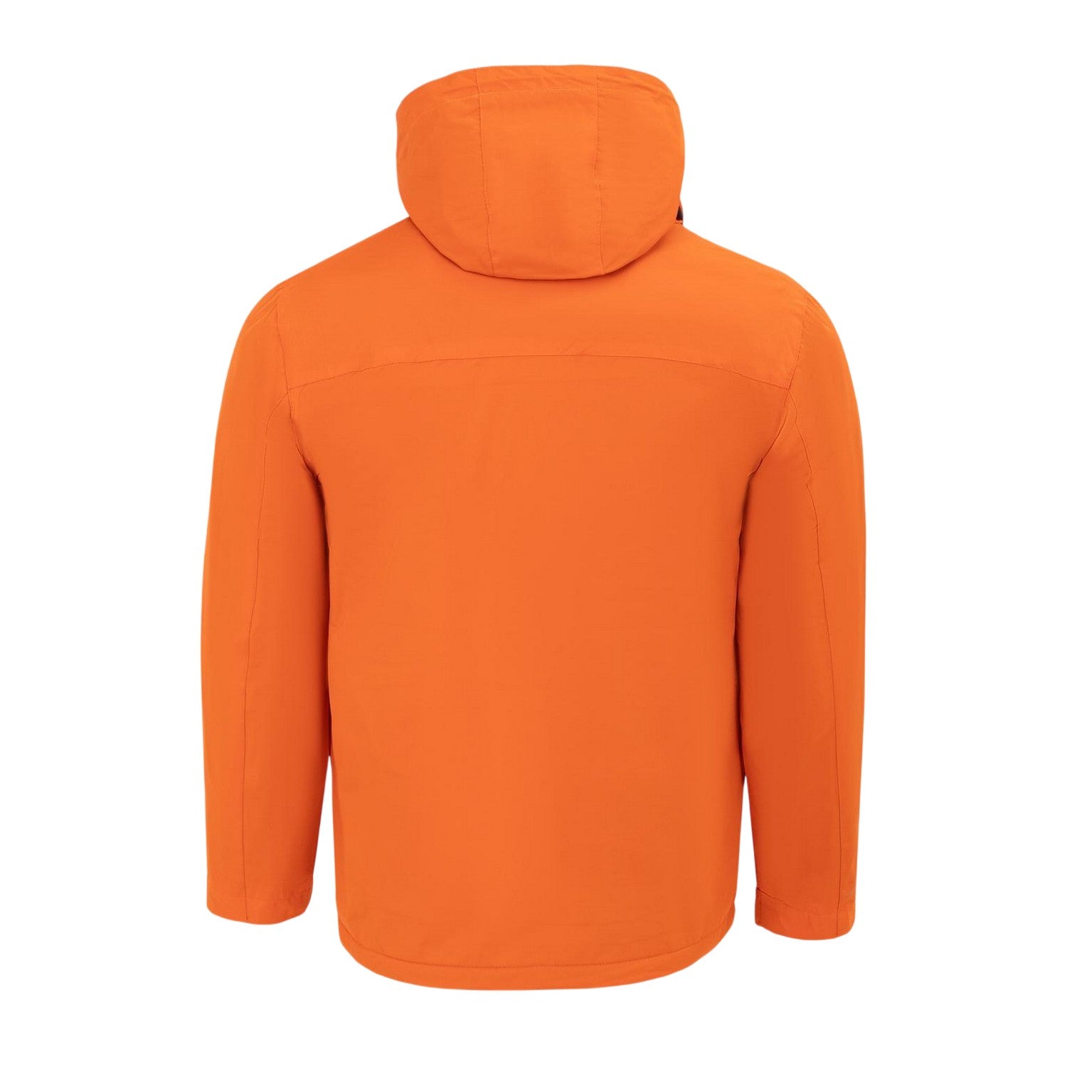 Orange - Back - Gelert Mens Solid Hooded Regular Parka