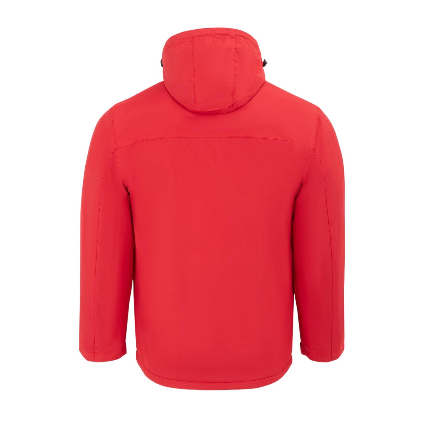 Red - Back - Gelert Mens Solid Hooded Regular Parka