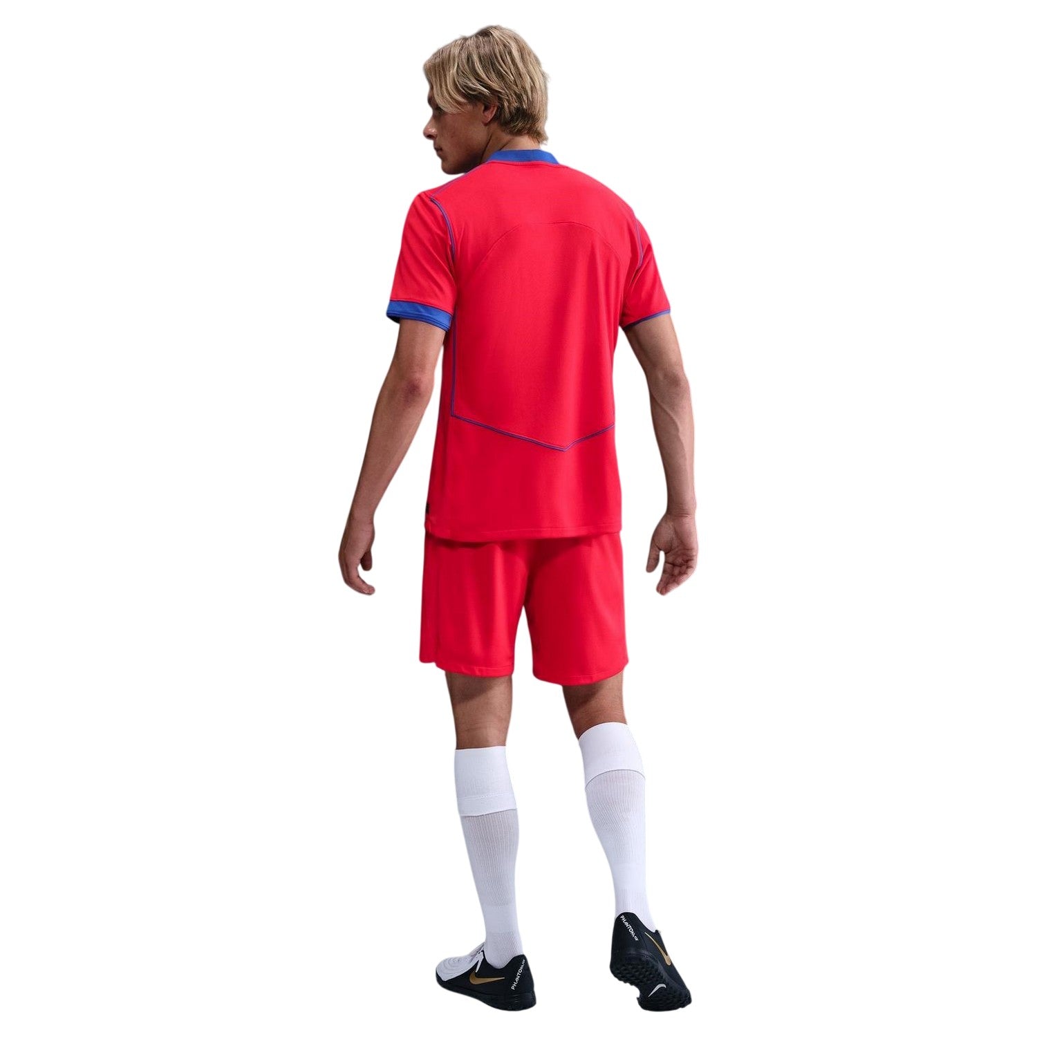 Red-Blue - Back - Nike Mens 2025-2026 Paris Saint Germain FC Football Shorts