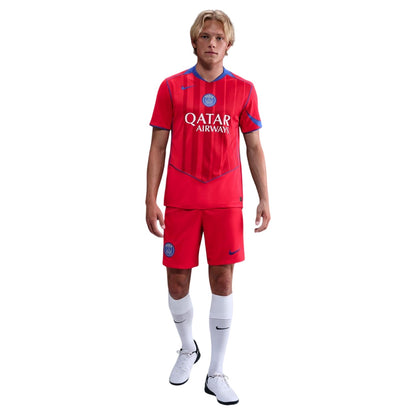 Red-Blue - Lifestyle - Nike Mens 2025-2026 Paris Saint Germain FC Football Shorts