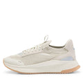 Beige - Back - Boss Mens TTNM EVO Leather Trainers