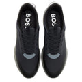 Black - Pack Shot - Boss Mens TTNM EVO Leather Trainers