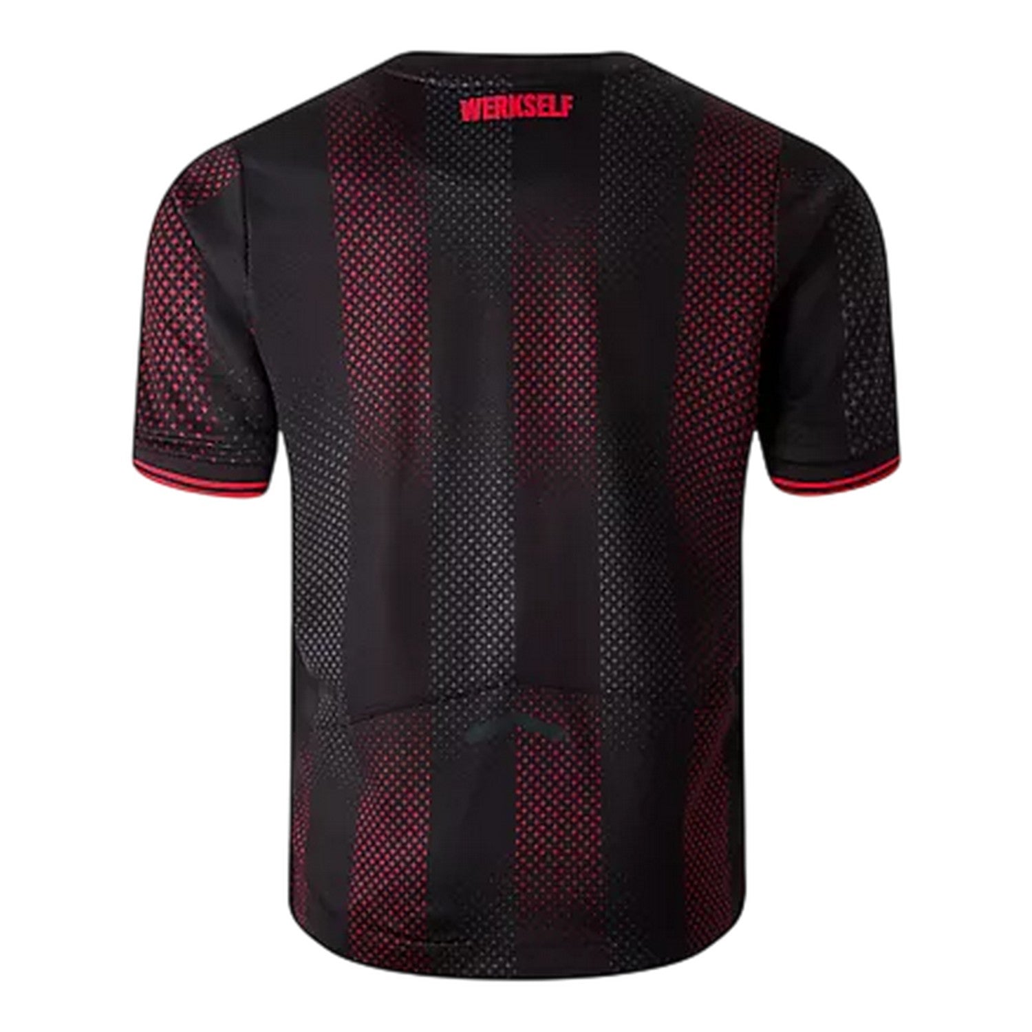 Red - Back - Beyer Leverkusen Unisex Adult 2025-26 Home Shirt