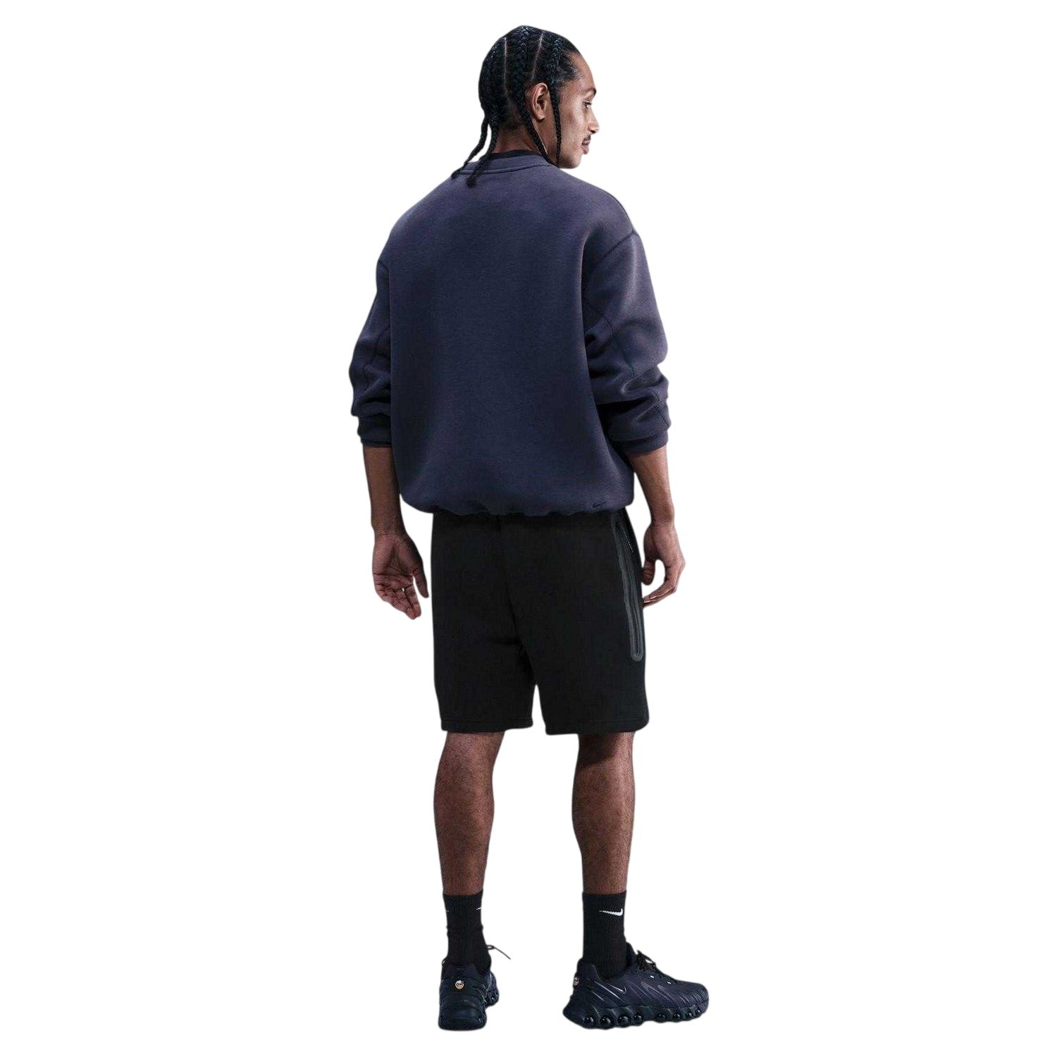 Black - Back - Nike Mens Tech Fleece Shorts