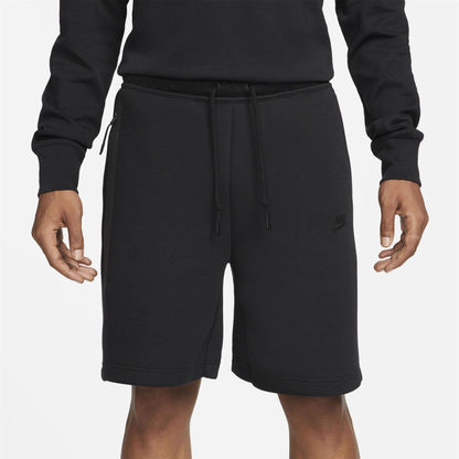 Jet Black - Back - Nike Mens Tech Fleece Shorts
