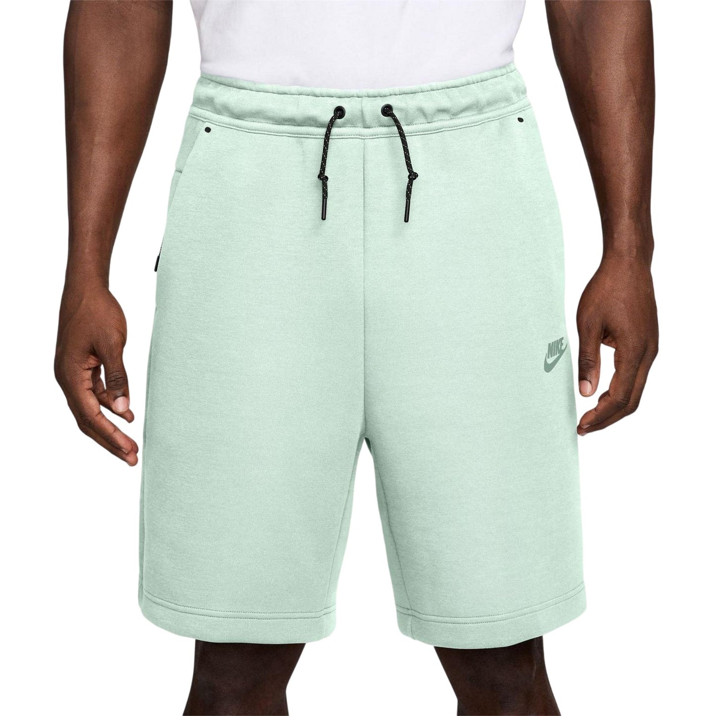 Light Silver - Front - Nike Mens Tech Fleece Shorts