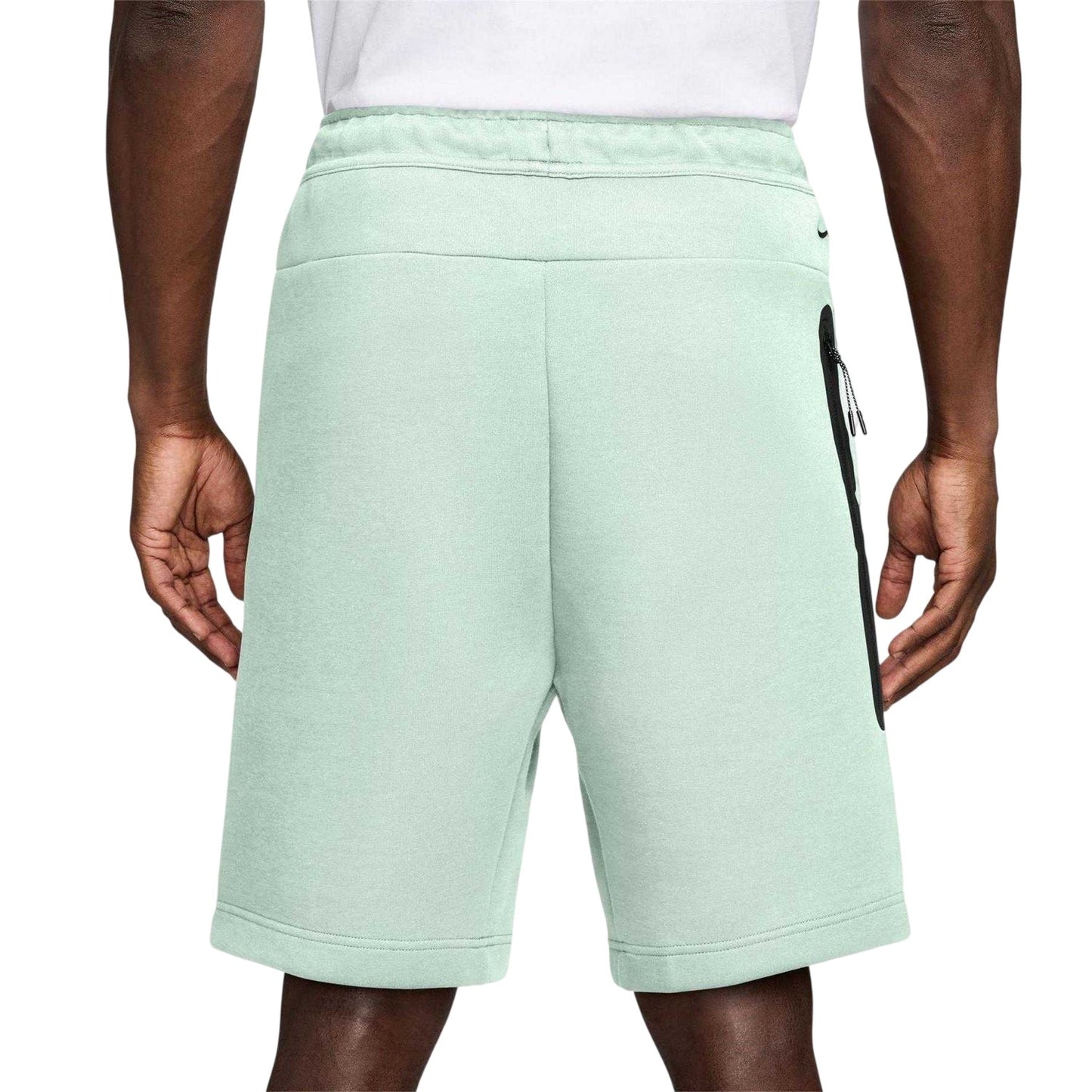 Light Silver - Back - Nike Mens Tech Fleece Shorts