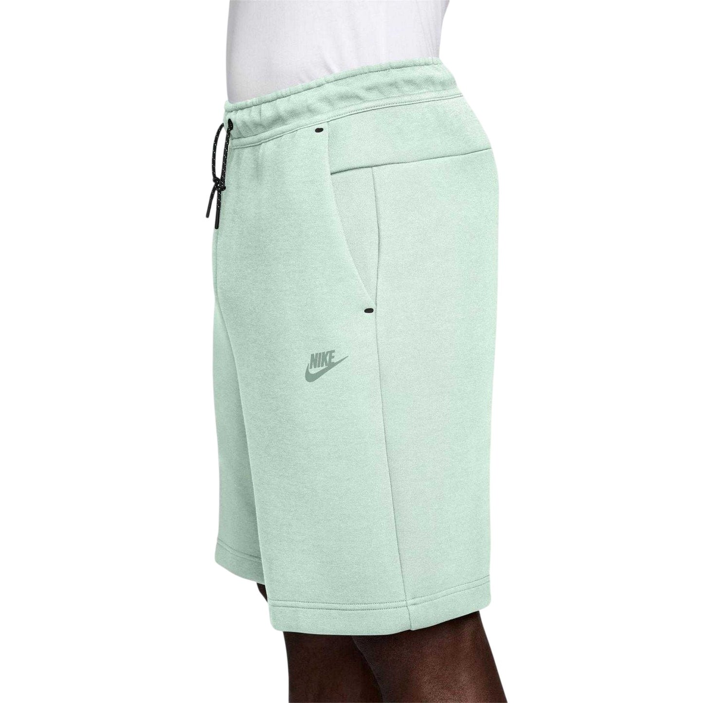 Light Silver - Side - Nike Mens Tech Fleece Shorts