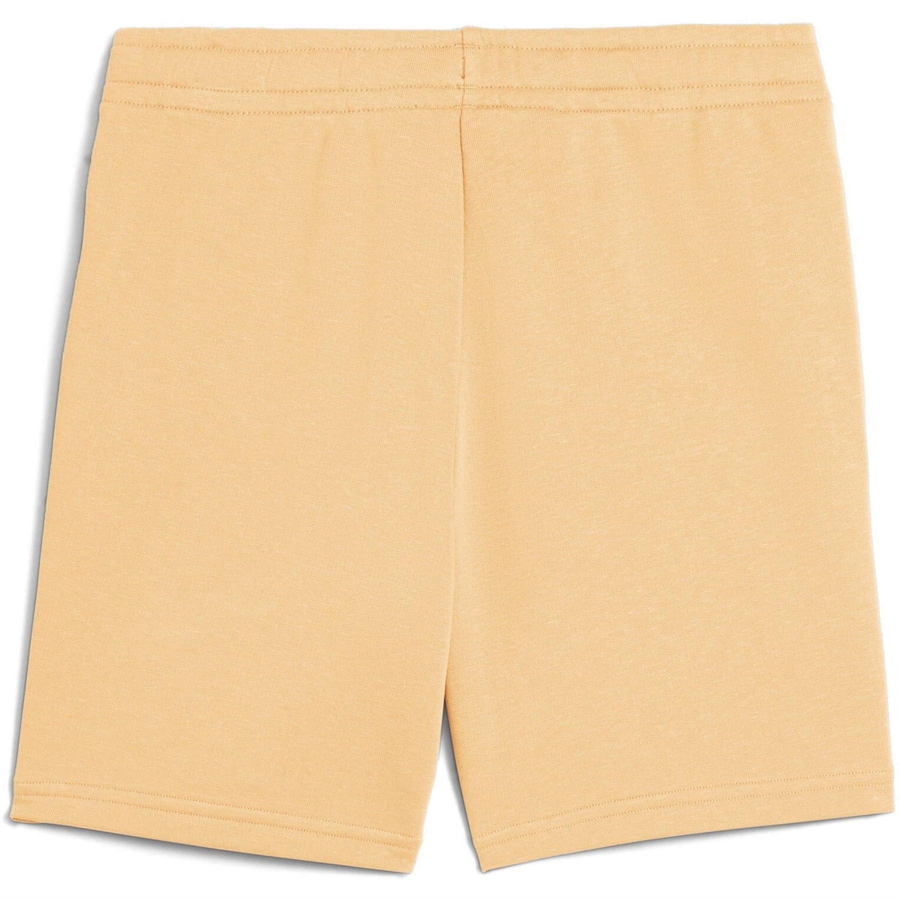 Apricot - Back - Puma Boys Fleece Logo Regular Shorts