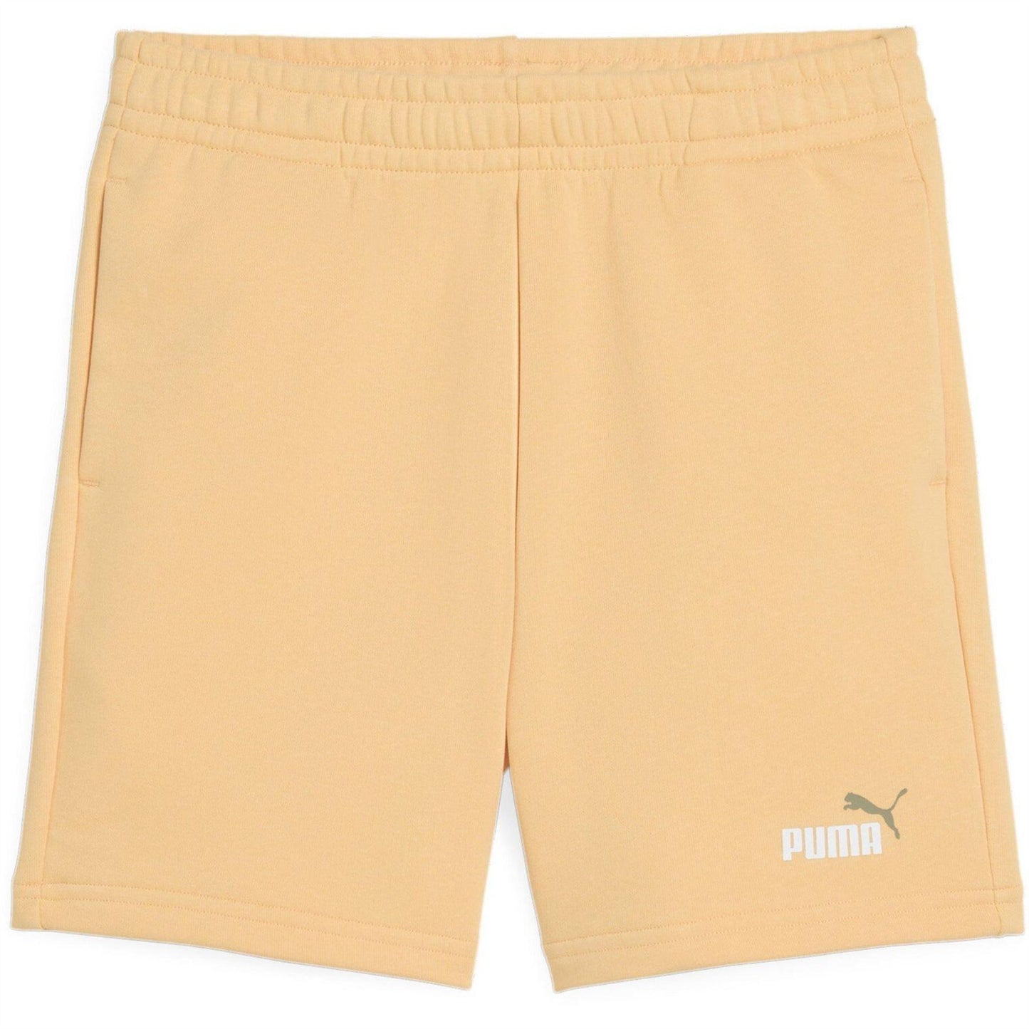 Apricot - Front - Puma Boys Fleece Logo Regular Shorts