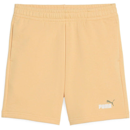 Apricot - Front - Puma Boys Fleece Logo Regular Shorts