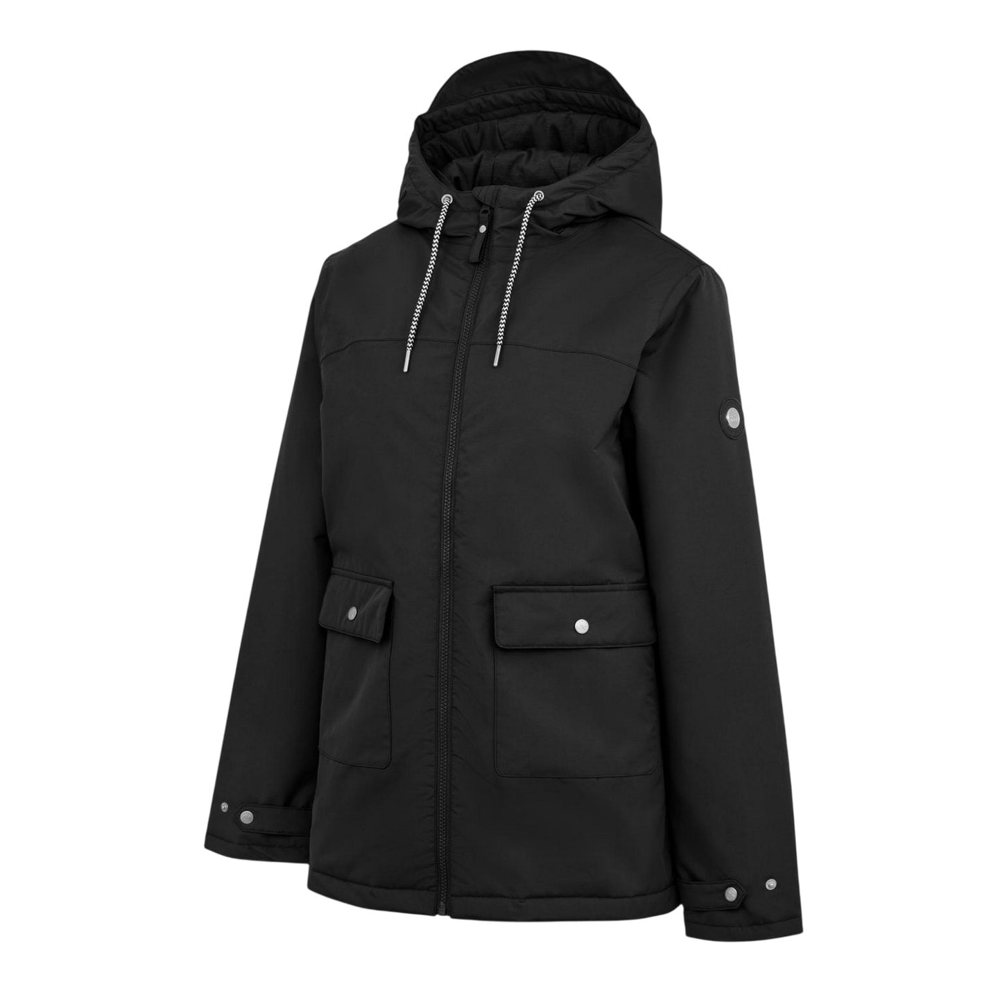Black - Side - Gelert Womens-Ladies Insulated Jacket