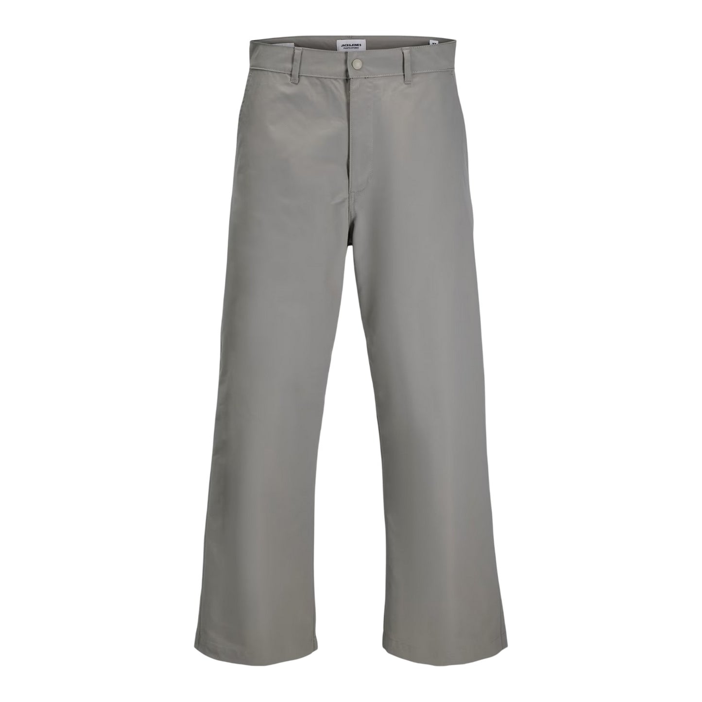 Silver Sage - Front - Jack And Jones Mens Owen Wide Leg Chinos
