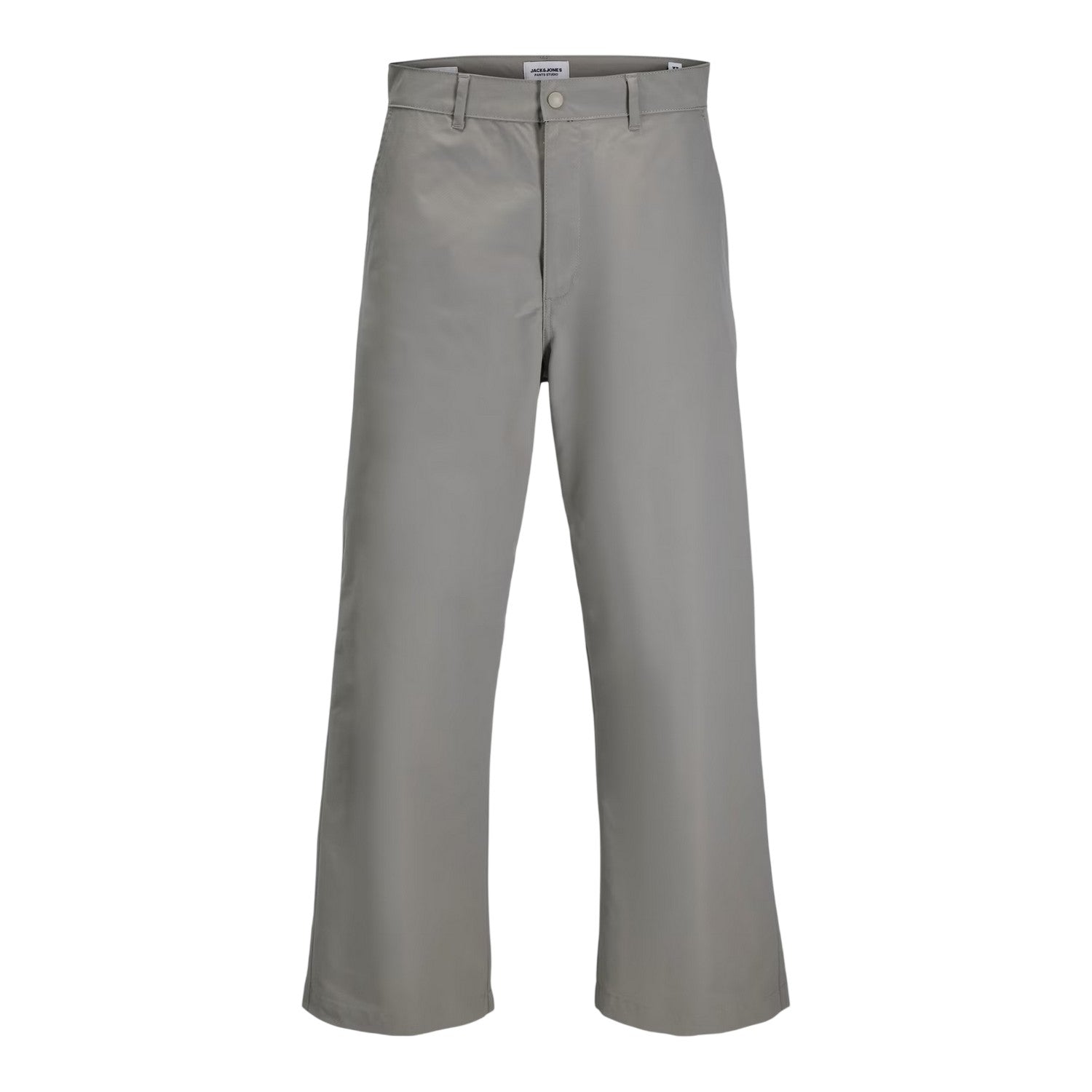 Silver Sage - Front - Jack And Jones Mens Owen Wide Leg Chinos