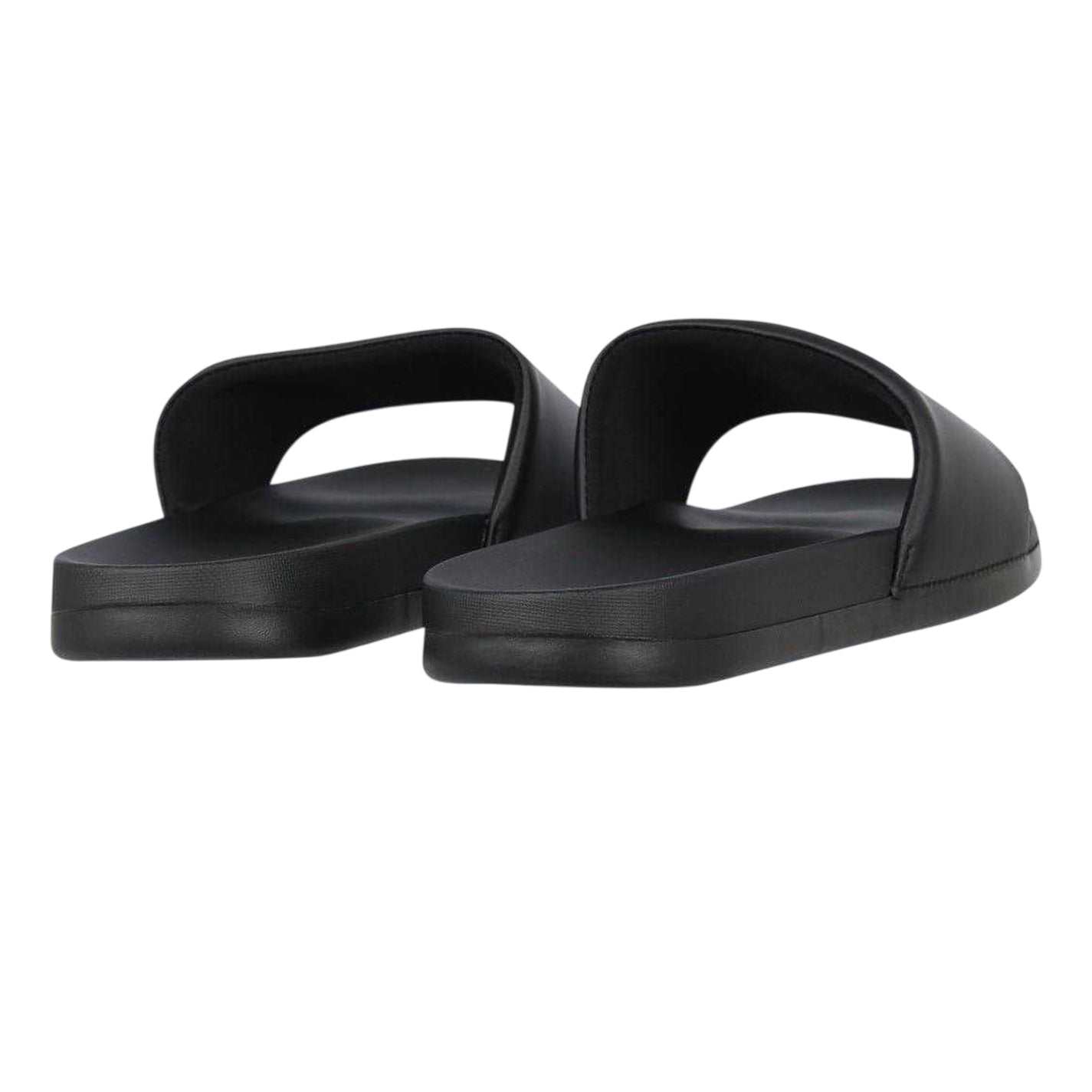 Black - Back - Everlast Mens Godan Padded Strap Sliders