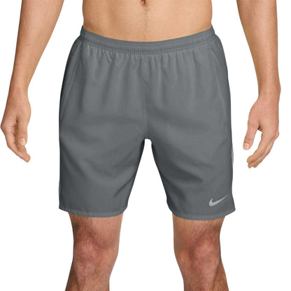 Smoke Grey - Front - Nike Mens Miler Performance Running Shorts