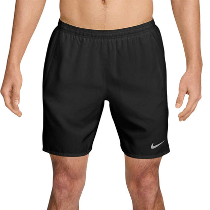 Black - Front - Nike Mens Miler Performance Running Shorts