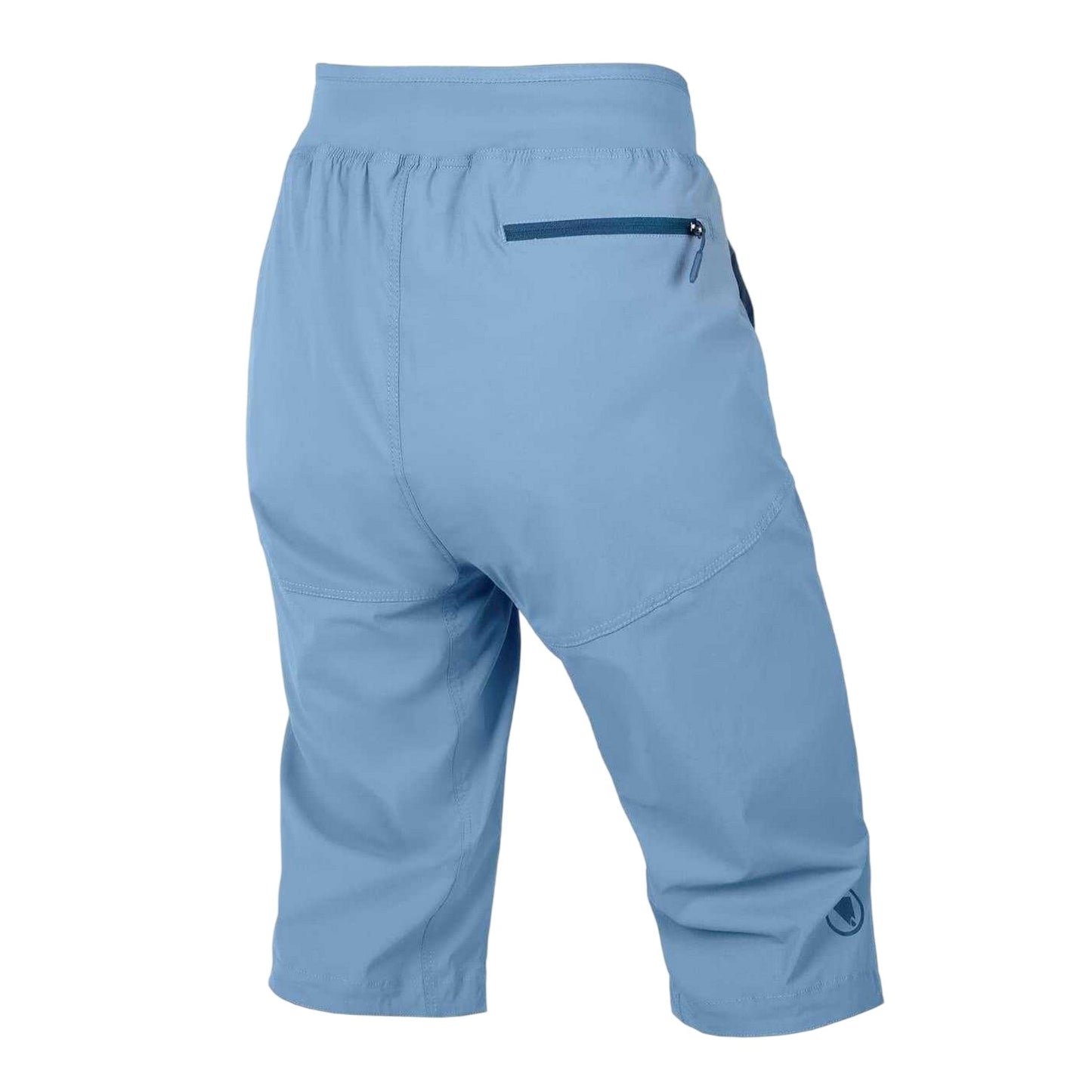 Blue Steel - Back - Endura Womens-Ladies Hummvee Lite Cycling 3-4 Shorts