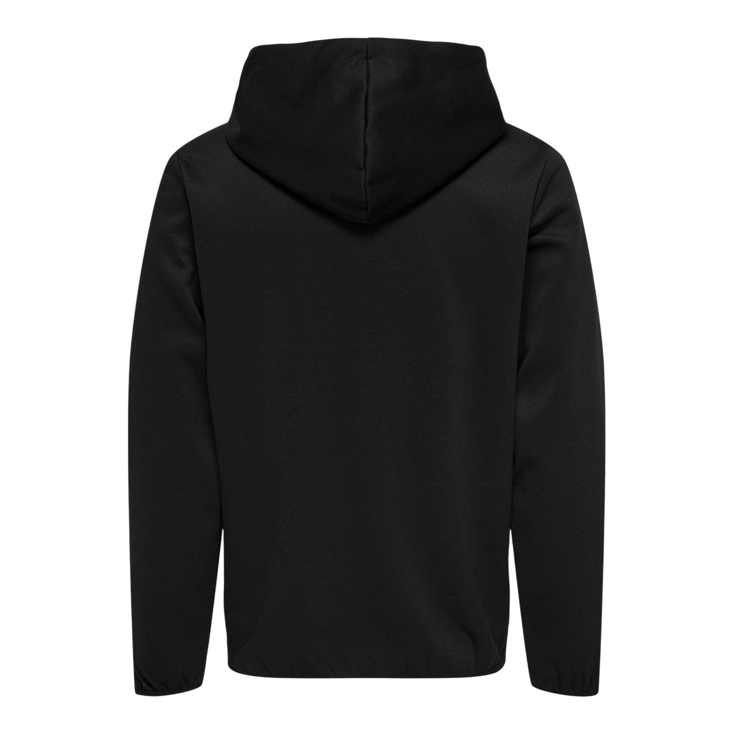 Black - Back - Only Mens Contrast Piping Hooded Regular Sweat Jacket