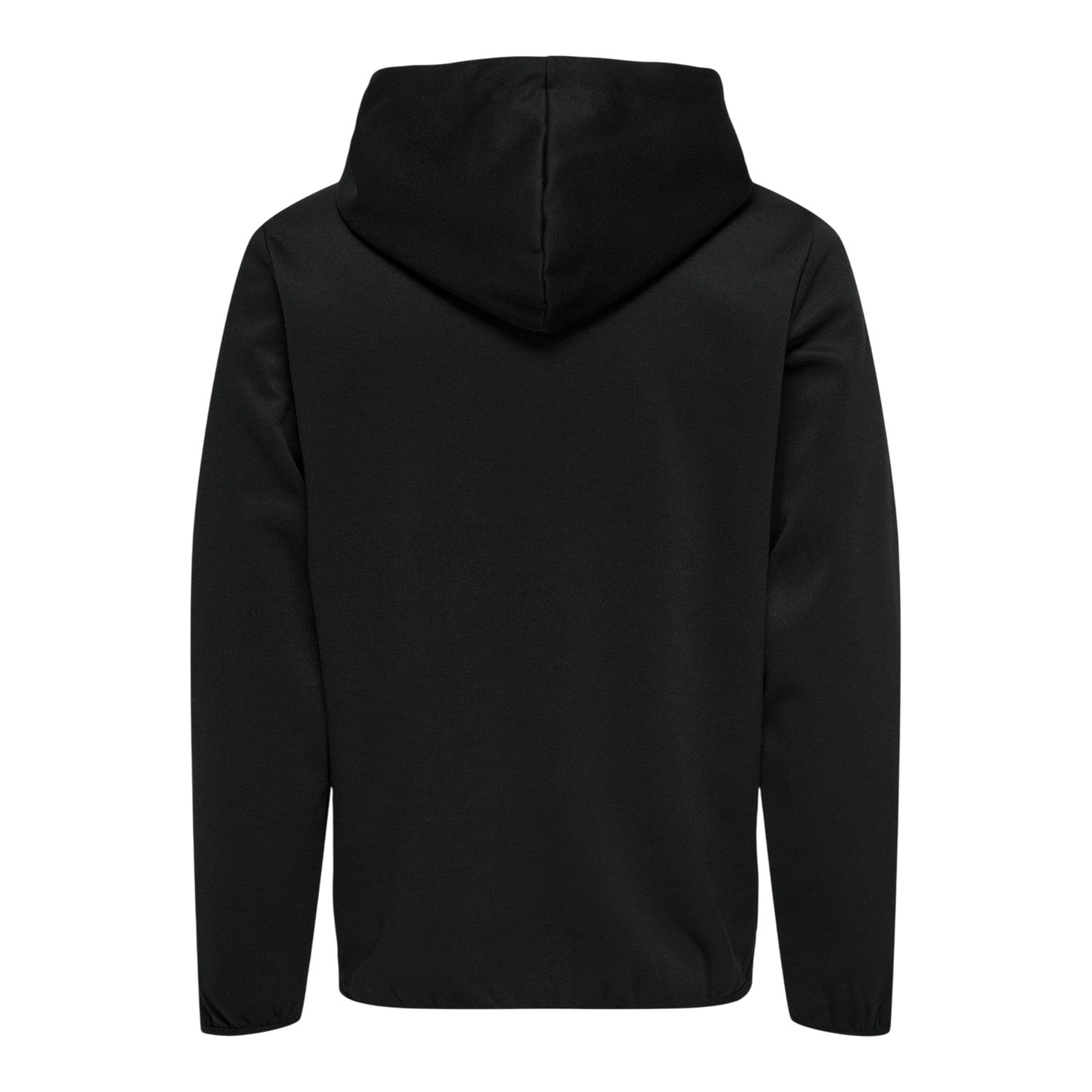 Black - Back - Only Mens Contrast Piping Hooded Regular Sweat Jacket