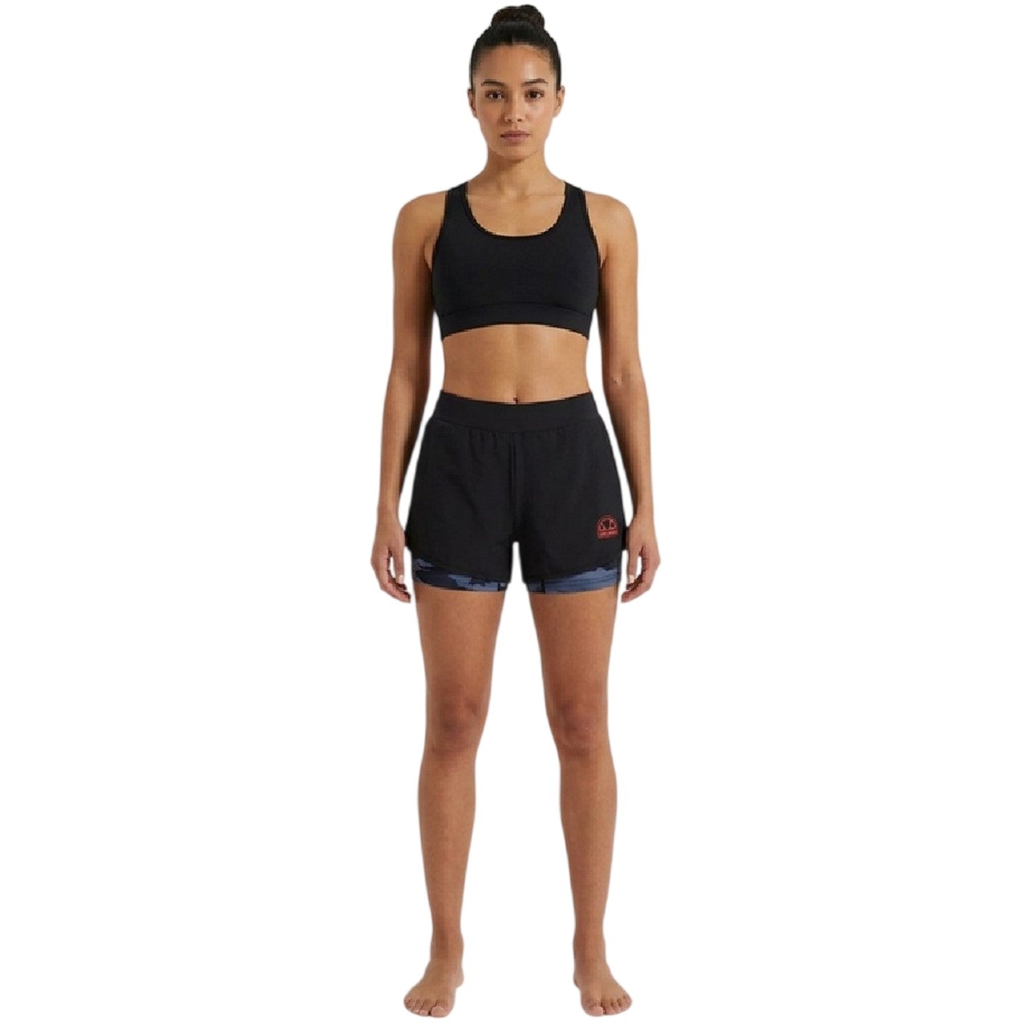 Black - Lifestyle - Ellesse Womens-Ladies Tourno Cycling Shorts