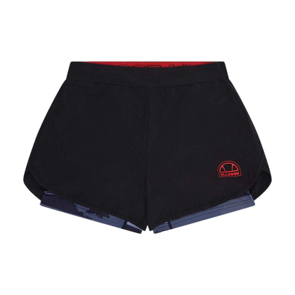Black - Front - Ellesse Womens-Ladies Tourno Cycling Shorts