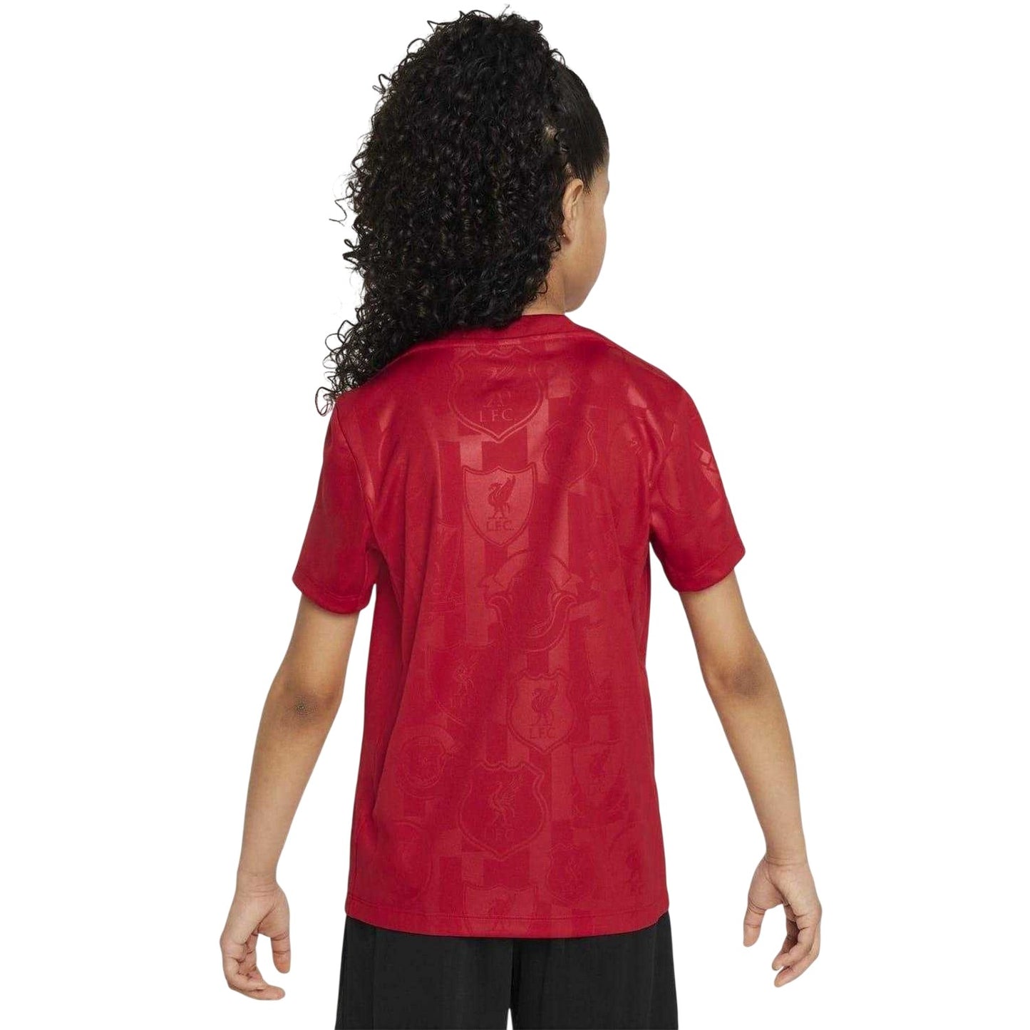 Green - Back - Liverpool FC Childrens-Kids Football Shirt