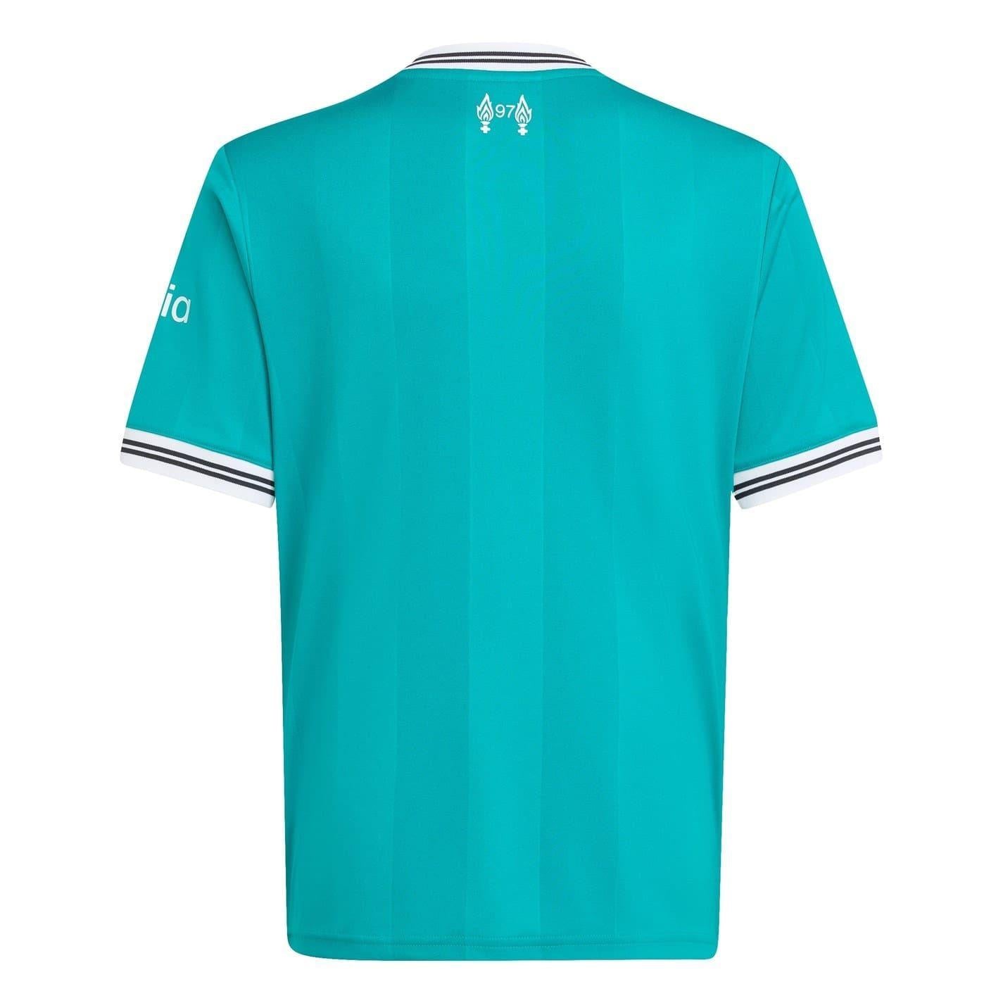 Green - Back - Liverpool FC Childrens-Kids Football Jersey
